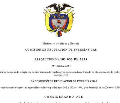 La CREG anuncia una nueva medida transitoria para mitigar el impacto del Fenómeno de El Niño en las facturas de energía